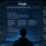 usuário observando uma busca com IA do Google que concentra respostas e reduz a necessidade de abrir sites externos